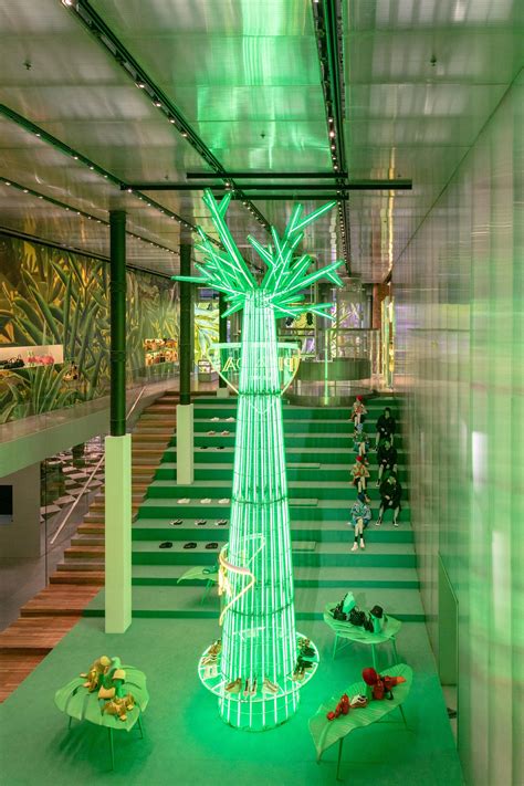 prada hyper leaves|Prada Unveils Its New “Hyper Leaves” Installation in .